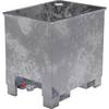 Spänesammelbehälter CS für Routenzüge LxBxH 620 x 840 x 800 mm feuerverzinkt. eurokraft pro 58747149