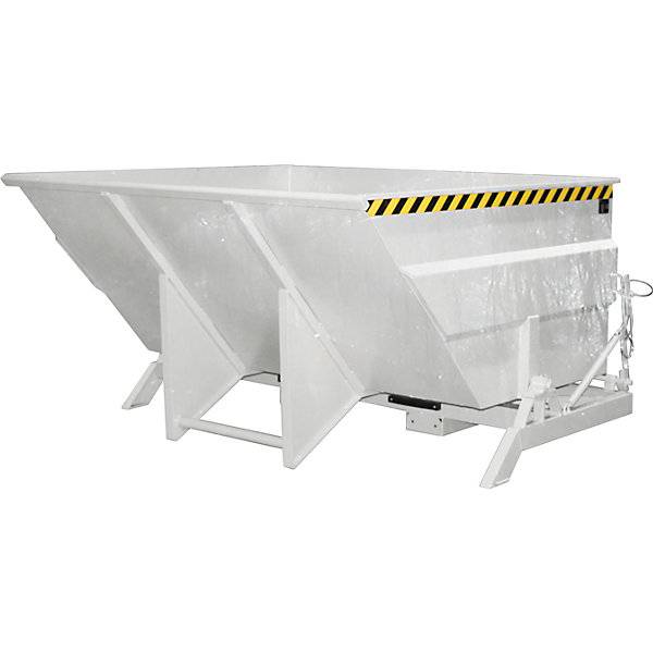 XXL-Kippbehälter mit Aufrichthilfe Volumen 3 m³ feuerverzinkt. TAKKT Industrial & Packaging GmbH 58753049-0