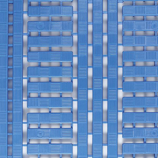 Kunststoff-Bodenrost Polyethylen LxB 1200 x 600 mm VE 5 Stück blau. Coba Europe GmbH 60142149
