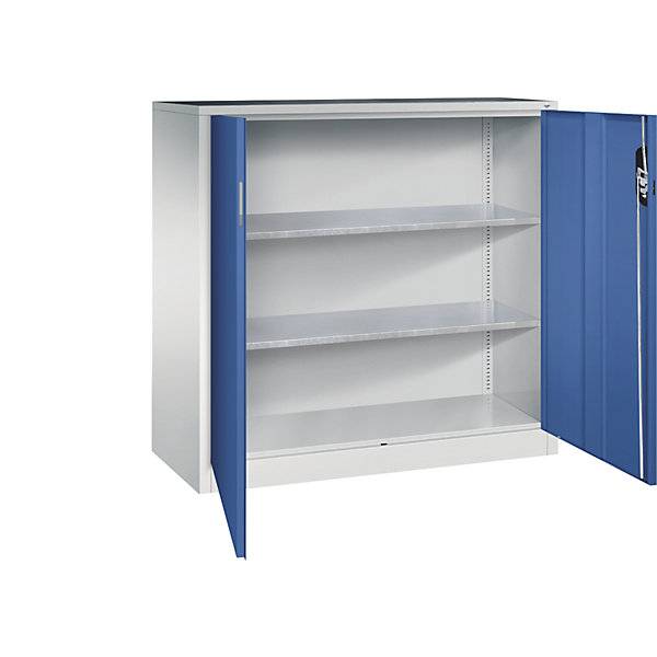 C+P Flügeltürenschrank Acurado, H1200xB1200xT500mm, 7035/5010