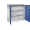 C+P Flügeltürenschrank Acurado, H1200xB1200xT500mm, 7035/5010