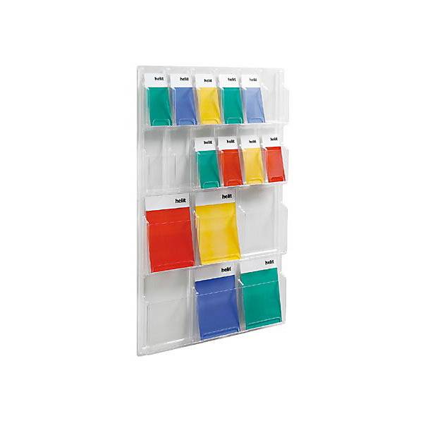 Wanddisplay Fächeranzahl x Format 6 x DIN A4 12 x 1/3 DIN A4 HxBxT 1143 x 762 x 51 mm. Maped Deutschland GmbH-3