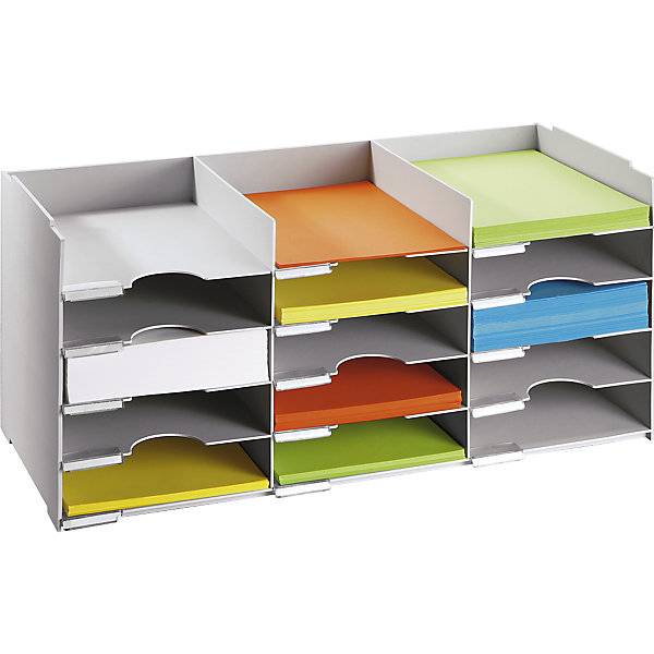 Sortierelement 15 Fächer DIN A4 HxBxT 313 x 674 x 304 mm. PAPERFLOW S.A.S | | LE HUB BATEMENT 5 1ER ETAGE-0