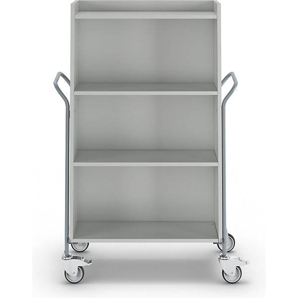 Bürowagen für Ordner Tragfähigkeit 150 kg LxBxH 950 x 455 x 1380 mm. Wilhelm Ebinger | Metallwaren GmbH-2