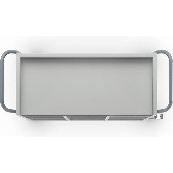 Bürowagen für Post Tragfähigkeit 150 kg LxBxH 950 x 455 x 1015 mm. Wilhelm Ebinger | Metallwaren GmbH 60499349-4