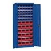 Materialschrank mit Lagerkästen Höhe 1575 mm 11 Fachböden enzianblau. TAKKT Industrial & Packaging GmbH