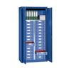 Material- und Schubladenschrank 1 Fachboden 26 Schubladen enzianblau RAL 5010. TAKKT Industrial & Packaging