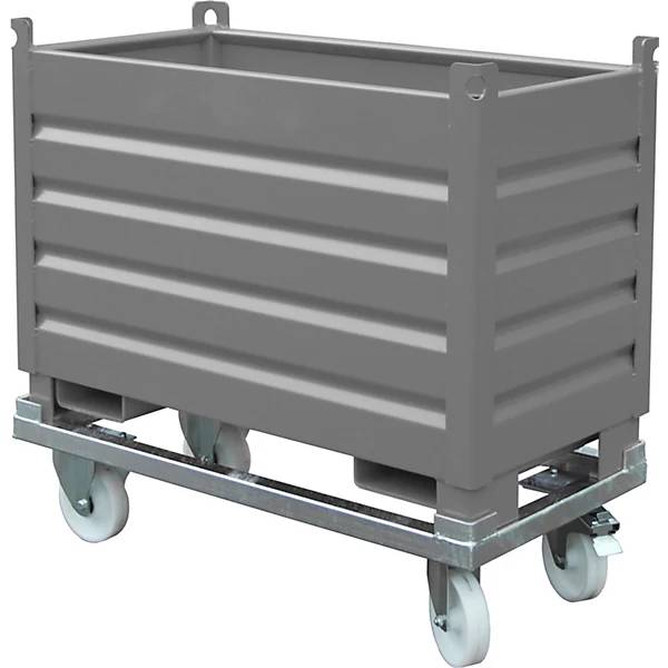 Sammelbehälter Volumen 050 m³ mausgrau. TAKKT Industrial & Packaging GmbH 61095749-1