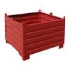 Sammelbehälter Volumen 10 m³ feuerrot. TAKKT Industrial & Packaging GmbH 61096049