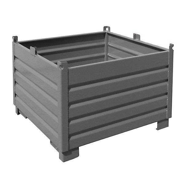 Sammelbehälter Volumen 10 m³ mausgrau. TAKKT Industrial & Packaging GmbH 61096349-0