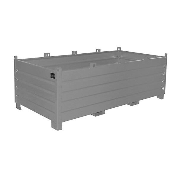 Sammelbehälter Volumen 20 m³ mausgrau. TAKKT Industrial & Packaging GmbH 61097049