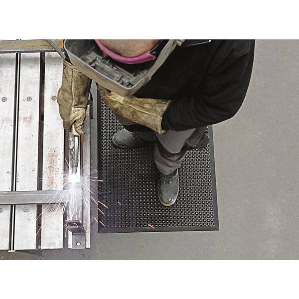 ESD-Arbeitsplatzmatte YOGA ERGO FUSION aus Polyurethan LxB 1250 x 950 mm. Miltex GmbH 61150549-1