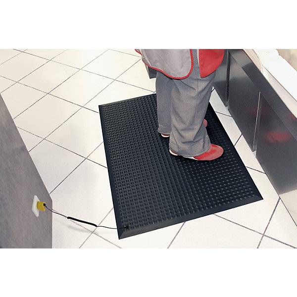 ESD-Arbeitsplatzmatte YOGA ERGO FUSION aus Polyurethan LxB 1250 x 950 mm. Miltex GmbH 61150549-2