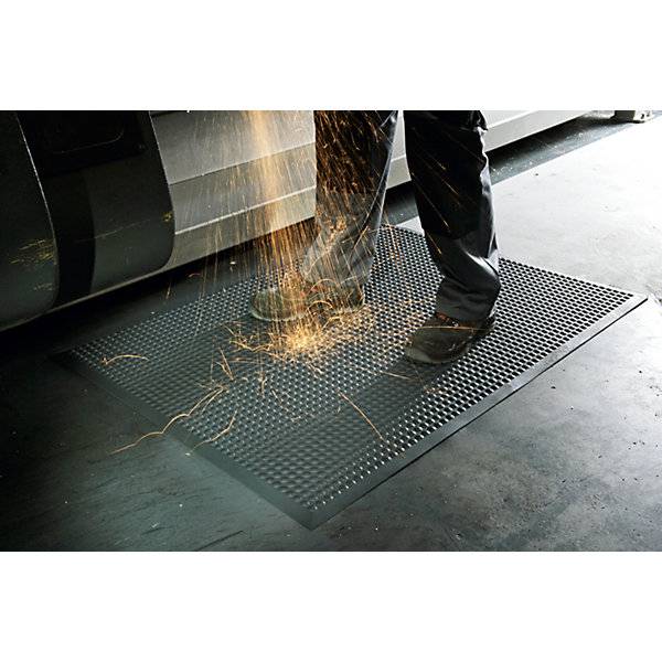 ESD-Arbeitsplatzmatte YOGA ERGO FUSION aus Polyurethan LxB 1250 x 950 mm. Miltex GmbH 61150549-3