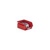 Sichtlagerkasten aus Stahlblech LxBxH 165 x 103 x 75 mm feuerrot. 61222249 612222 49