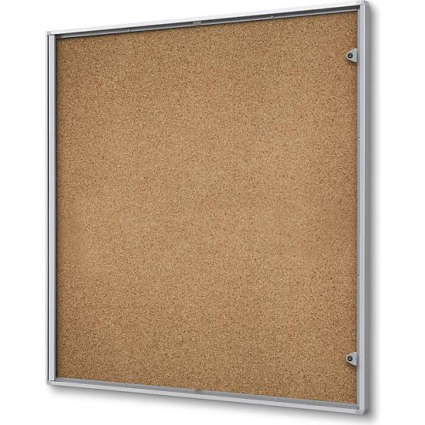 Schaukasten für innen Korkrückwand 12 DIN A4-Blätter HxB 963 x 931 mm. TAKKT Industrial & Packaging GmbH-0