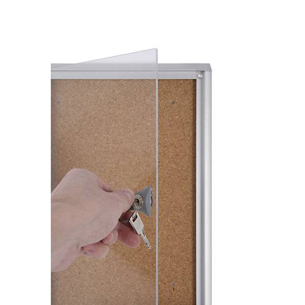 Schaukasten für innen Korkrückwand 12 DIN A4-Blätter HxB 963 x 931 mm. TAKKT Industrial & Packaging GmbH-3
