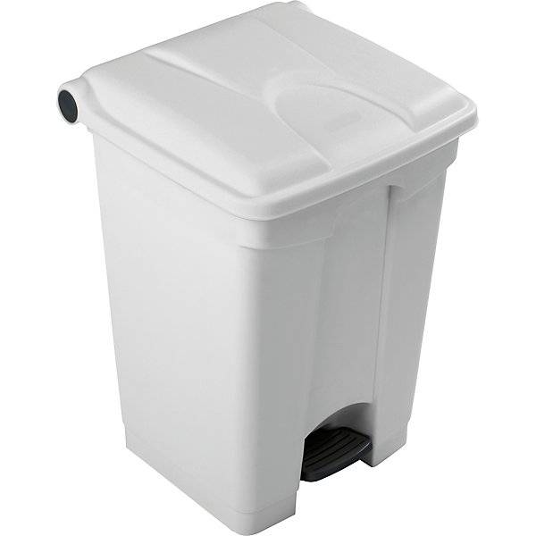 Treteimer Volumen 45 l BxHxT 410 x 600 x 400 mm weiß. Probbax S.A.R.L. 61442149