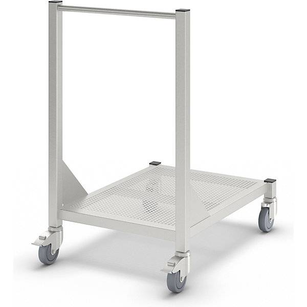 Reinraum-Transportwagen aus Edelstahl 1 Etage Länge 800 mm. KEK GmbH 61468049-0