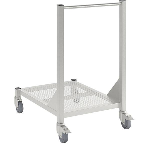 Reinraum-Transportwagen aus Edelstahl 1 Etage Länge 800 mm. KEK GmbH 61468049-2