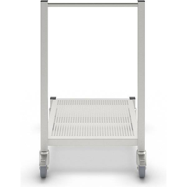 Reinraum-Transportwagen aus Edelstahl 1 Etage Länge 800 mm. KEK GmbH 61468049-3