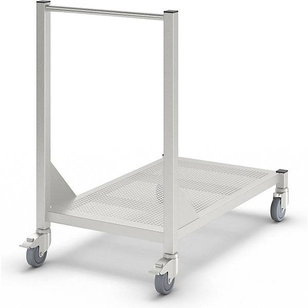 Reinraum-Transportwagen aus Edelstahl 1 Etage Länge 1000 mm. KEK GmbH 61468349-0