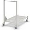 Reinraum-Transportwagen aus Edelstahl 1 Etage Länge 1000 mm. KEK GmbH 61468349