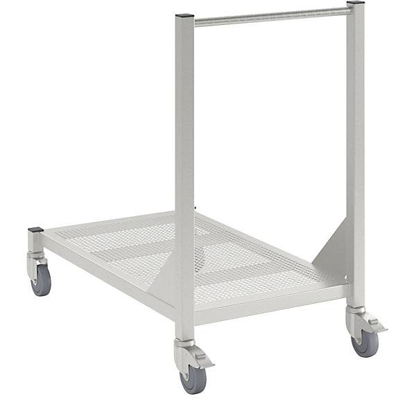 Reinraum-Transportwagen aus Edelstahl 1 Etage Länge 1000 mm. KEK GmbH 61468349-2