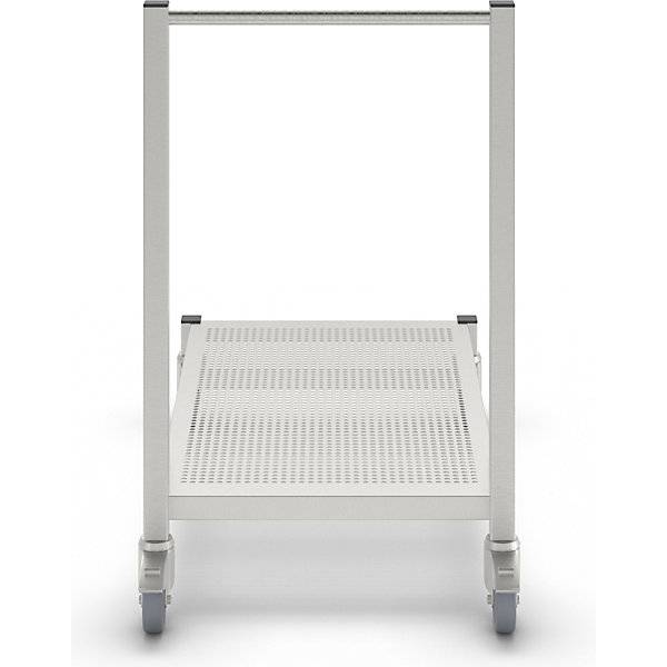 Reinraum-Transportwagen aus Edelstahl 1 Etage Länge 1000 mm. KEK GmbH 61468349-3