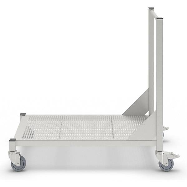 Reinraum-Transportwagen aus Edelstahl 1 Etage Länge 1000 mm. KEK GmbH 61468349-4