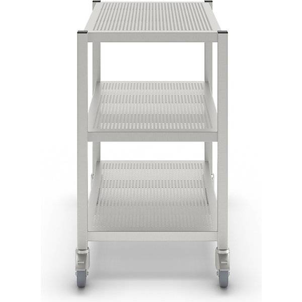 Reinraum-Transportwagen aus Edelstahl 3 Etagen Länge 1000 mm. KEK GmbH 61468549-3