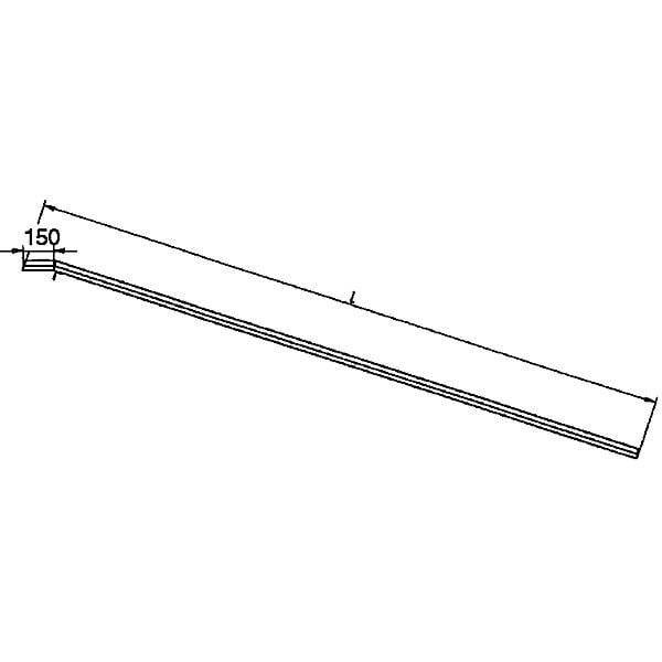 Aluminium-Verladeschiene Tragfähigkeit 500 kg Fahrrinnenbreite 150 mm 1 Paar. Altec GmbH 64417049-3
