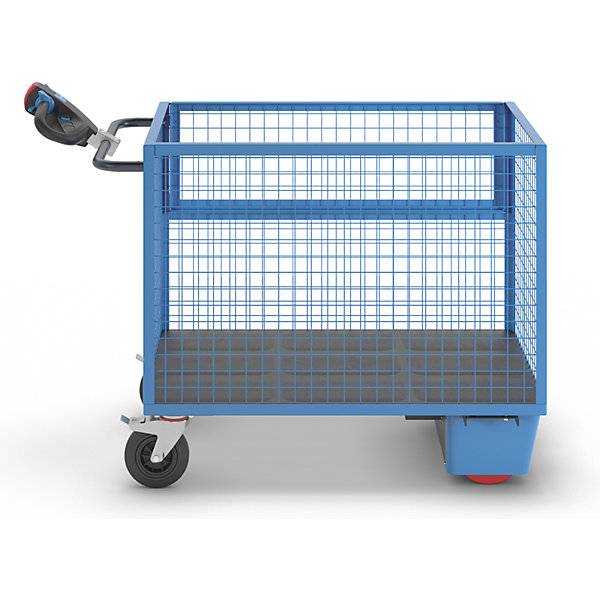 Kastenwagen mit Elektroantrieb Wände aus Stahlgitter ohne Deckel LxBxH 1620 x 820 x 1200 mm. TAKKT Industrial &-2
