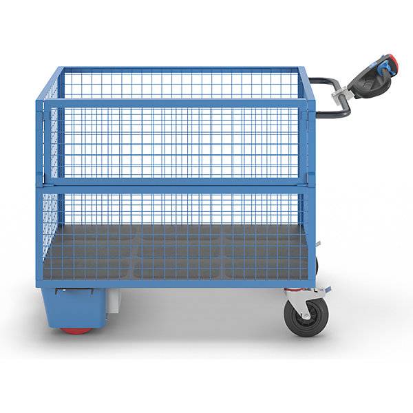 Kastenwagen mit Elektroantrieb Wände aus Stahlgitter ohne Deckel LxBxH 1620 x 820 x 1200 mm. TAKKT Industrial &-3