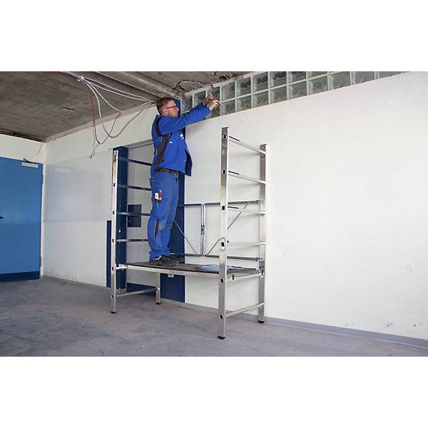 Klappgerüst Plattform 14 x 05 m Arbeitshöhe 28 m. KRAUSE 64983049-2