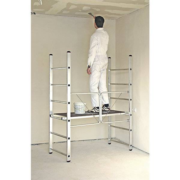 Klappgerüst Plattform 14 x 05 m Arbeitshöhe 28 m. KRAUSE 64983049-4