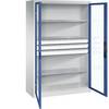 C+P Flügeltürenschrank Acurado, H1950xB1200xT600mm, 7035/5012