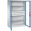 C+P Flügeltürenschrank Acurado, H1950xB1200xT600mm, 7035/5023