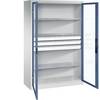 C+P Flügeltürenschrank Acurado, H1950xB1200xT600mm, 7035/6011