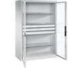 C+P Flügeltürenschrank Acurado, H1950xB1200xT800mm, 7035/6011