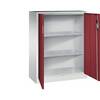 C+P Flügeltürenschrank Acurado, H1200xB930xT400mm, 7035/3003