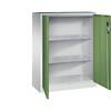 C+P Flügeltürenschrank Acurado, H1200xB930xT400mm, 7035/6011
