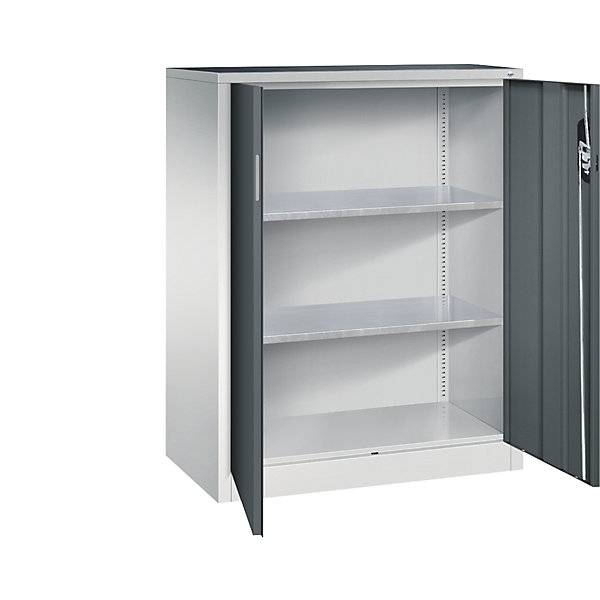 C+P Flügeltürenschrank Acurado, H1200xB930xT500mm, 7035/7016-0