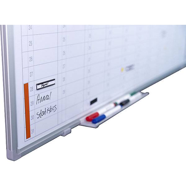 Jahresplaner neutral mit senkrechter Monatseinteilung BxH 900 x 600 mm. TAKKT Industrial & Packaging GmbH-2