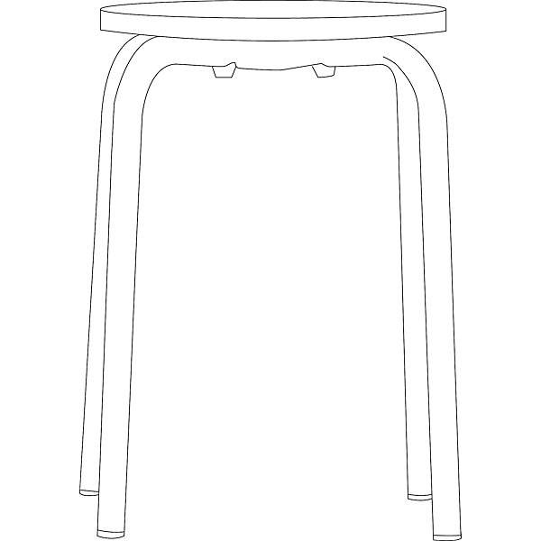 Hocker PARIS Sitzhöhe 460 mm türkis. Jan Kurtz GmbH 65348449-3