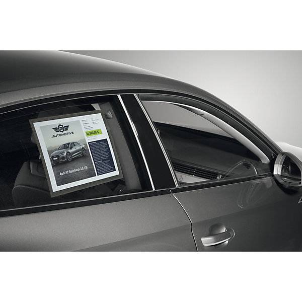 Info-Tasche DIN A4 BxH 236 x 323 mm VE 10 Stk statisch haftend anthrazit. Durable | Hunke & Jochheim GmbH &-1