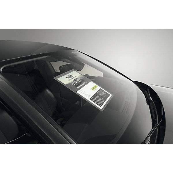 Info-Tasche DIN A4 BxH 236 x 323 mm VE 10 Stk statisch haftend anthrazit. Durable | Hunke & Jochheim GmbH &-2