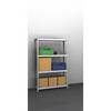 Schraubregal Bauart leicht doppelseitig HxBxT 1500 x 1000 x 400 mm grau Grundregal. TAKKT Industrial &