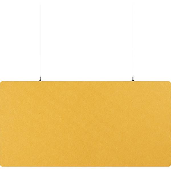Akustik-Deckenplatte PET-Filz HxB 600 x 1200 mm rechteckige Form gelb ab 10 Stk. TAKKT Industrial & Packaging-0