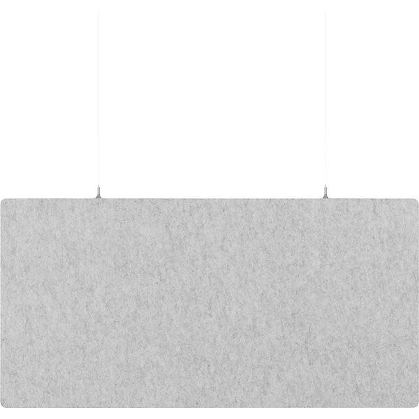 Akustik-Deckenplatte PET-Filz HxB 600 x 1200 mm rechteckige Form hellgrau ab 10 Stk. TAKKT Industrial &